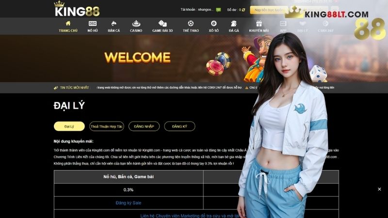 Đối tác sở hữu lợi ích lớn khi trở thành đại lý King88