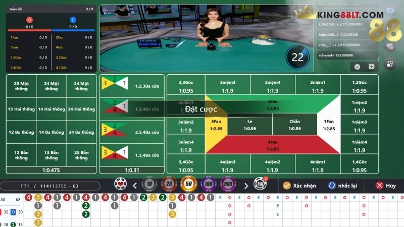 Fantan King88 là game Casino đáng cược